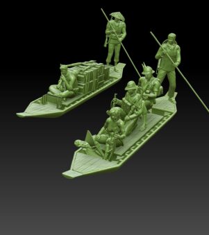 lính Vietcong on the River