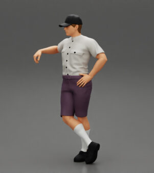 delivery man waiting