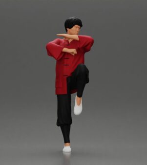 Martial Artist in Action