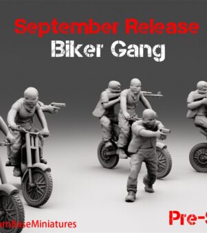 TurnBase Miniatures Wargames- Biker Gang