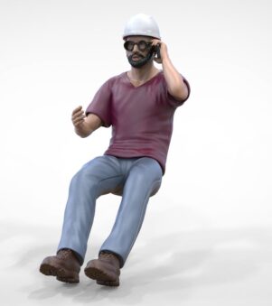 Construction worker passenger