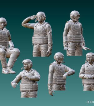 lính Abrams US tank crew