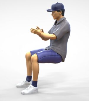 Football fan clapping