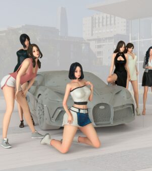 PG girl pack - Car model