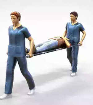 Nurses Carrying a patient First Aid