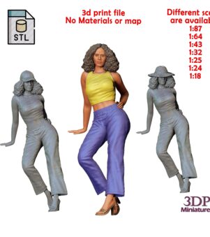 woman leaning on a car