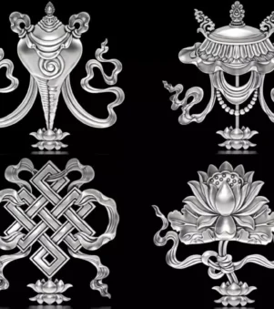 8 Auspicious symbols of Buddhism
