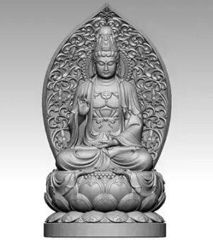 Avalokiteshvara Buddha X2